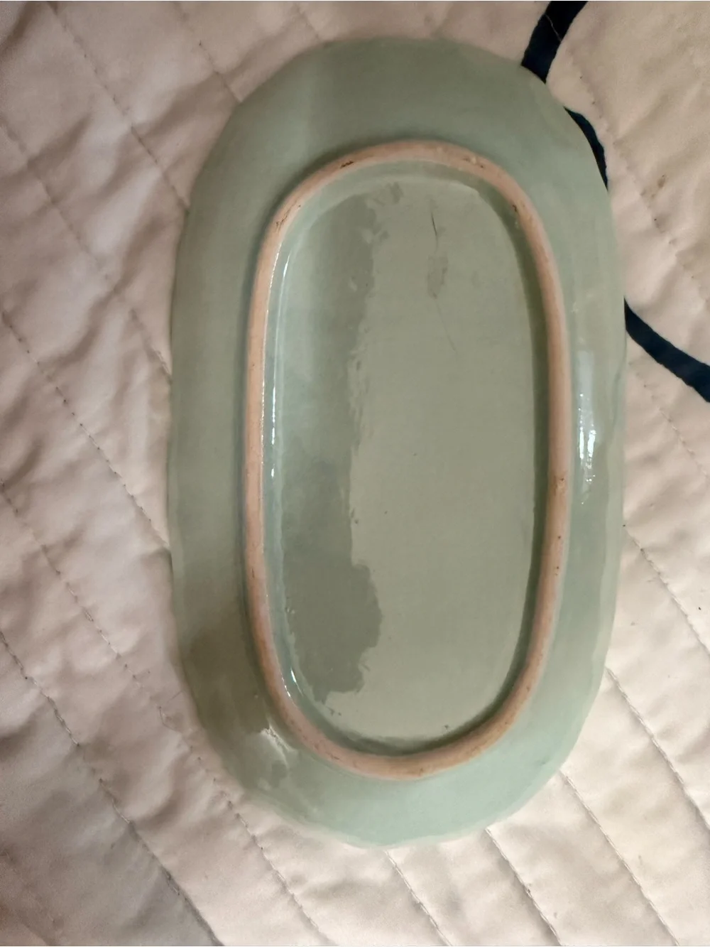 Floral Ceramic Butter Dish in White with Yellow, Pink & Aqua Flowers